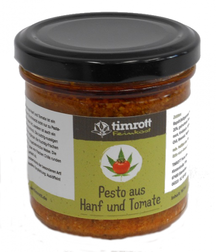 Timrott Pesto aus Hanf und Tomate, 130 g