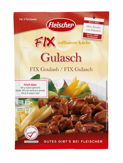 Fleischer FIX Gulasch (VE = 15 Beutel a 50 g)