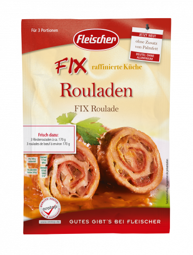 Fleischer FIX Rouladen (VE = 15 Beutel a 50 g)