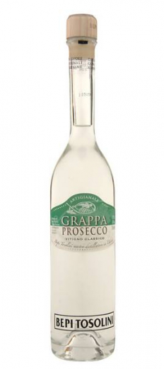 Bepi Tosolini Grappa da Prosecco 0,5 l Flasche