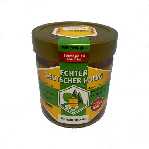 Deutscher Akazienhonig (Robinienhonig) 500 g aus Baden (direkt vom Imker)