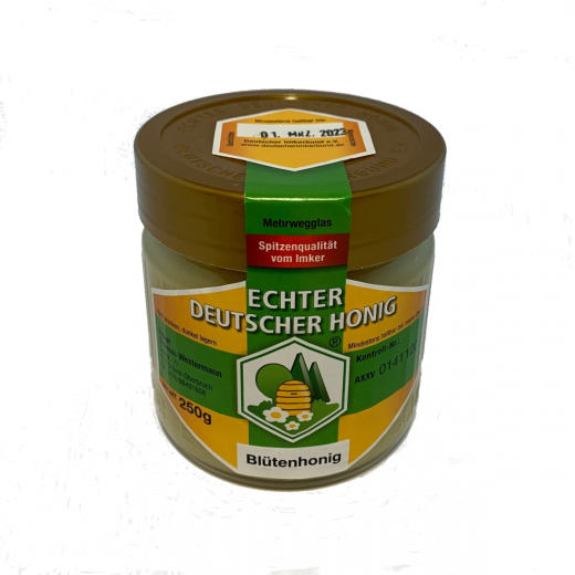 Deutscher Bltenhonig (cremig gerhrt) 250 g aus Baden-Wrttemberg (direkt vom Imker)