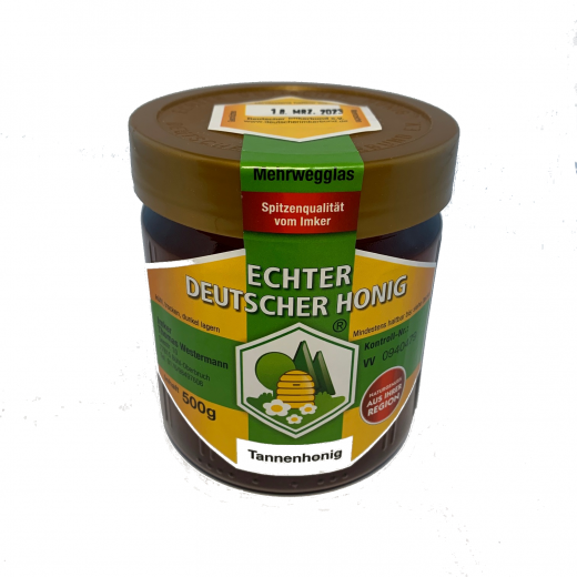 Deutscher Tannenhonig 500 g aus dem Schwarzwald (direkt vom Imker)