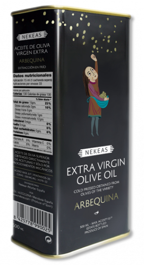 Olivenl NEKEAS Arbequina extra virgen 5l -solange Vorrat reicht!