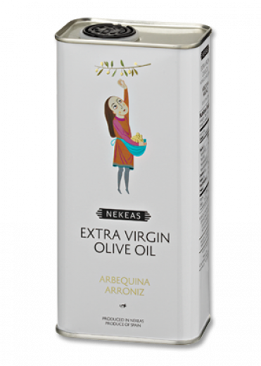 Olivenöl NEKEAS Arbequina-Arroníz extra virgen 0.5l -solange Vorrat reicht!