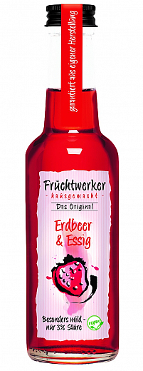 Fruchtwerker Erdbeer & Essig 250 ml.