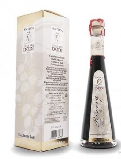 ACETAIA DODI-Aceto di Balsamico-Riserva di Famiglia-250 ml - NEU- konische Flaschenform- (ca. 12 Jahre)