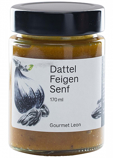 Gourmet Leon Dattel-Feigen Senf 170 ml.