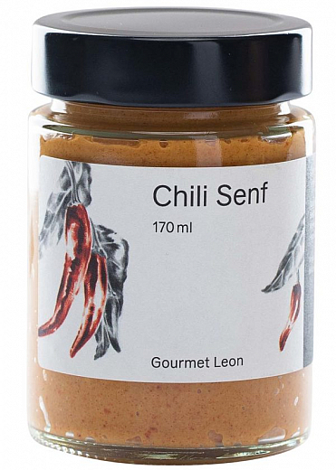 Gourmet Leon Chili-Senf 170 ml.