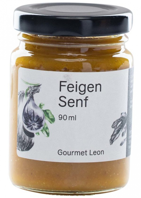 Gourmet Leon Feigen-Senf 90 ml., &amp;quot;klein&amp;quot; - NEU-