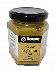 Timrott Pflzer Kastanien Senf (mild), 175 ml.