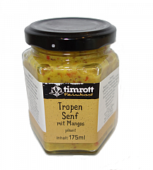 Timrott Tropen Senf mit Mangos (pikant), 115 ml.