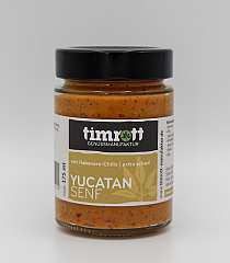 Timrott Yucatan Senf mit Habaneros (feurig-scharf),175 ml