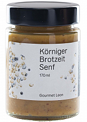 Gourmet Leon Krniger Brotzeit Senf 170 ml, MHD 11/23 -solange Vorrat reicht!-