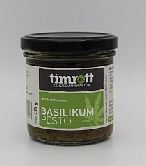Timrott Basilikumpesto mit Hanfnssen, 130 g
