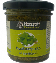 Timrott Basilikumpesto mit Hanfnssen, 130 g