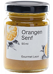 Gourmet Leon Orangen-Senf  90 ml., 