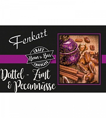 Fenkart Edelvollmilchschokolade Dattel, Zimt & Pecannsse, 80 g
